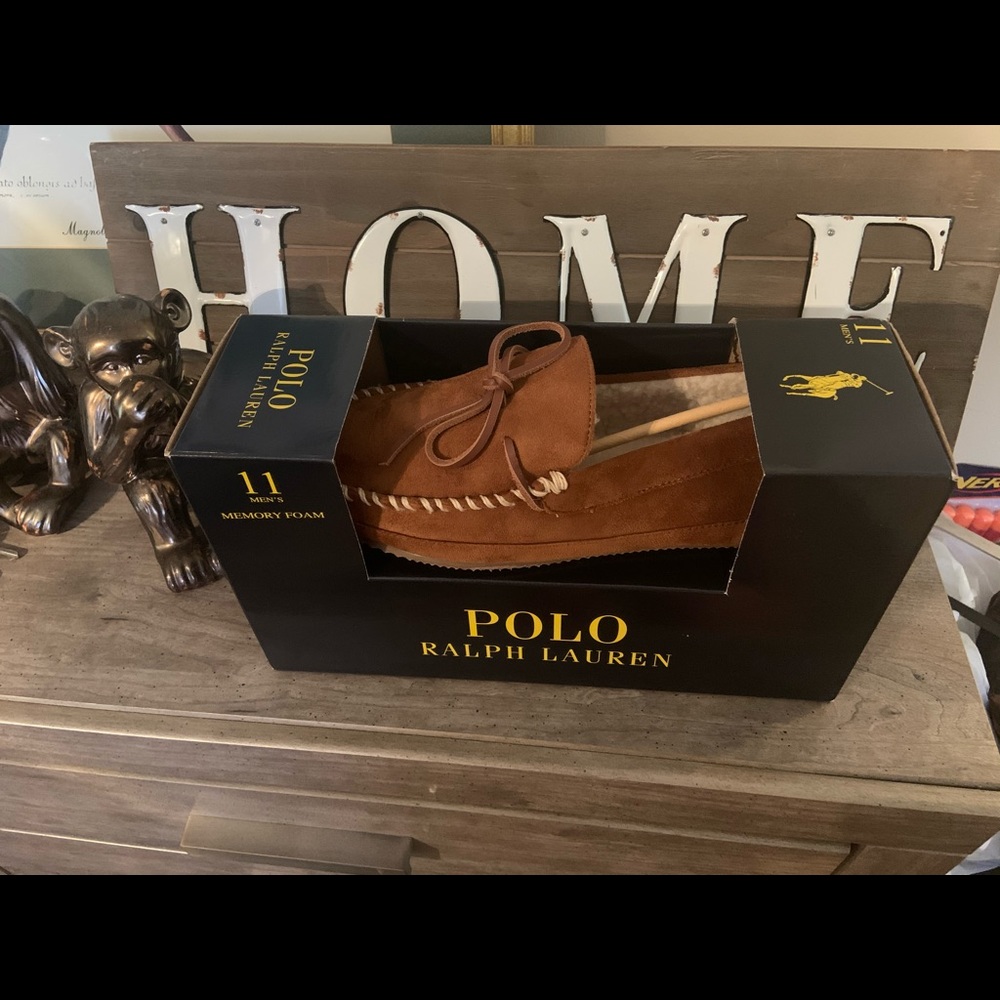 Men’s Ralph Lauren slippers‼️
